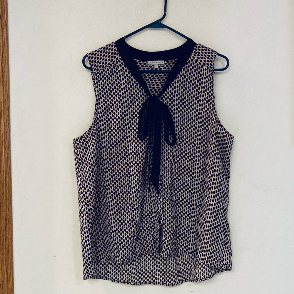 3/$15 Spruce & Sage Button Front Retro Rockabilly Top Career Casual Blouse